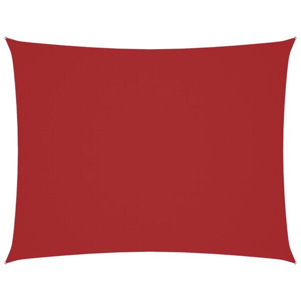 vidaXL St&iacute;n&iacute;c&iacute; plachta oxfordsk&aacute; l&aacute;tka obd&eacute;ln&iacute;kov&aacute; 4 x 6 m červen&aacute;
