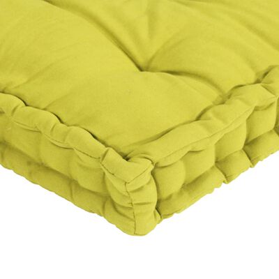 vidaXL Podušky na nábytek z palet 5 ks jablkově zelené bavlna