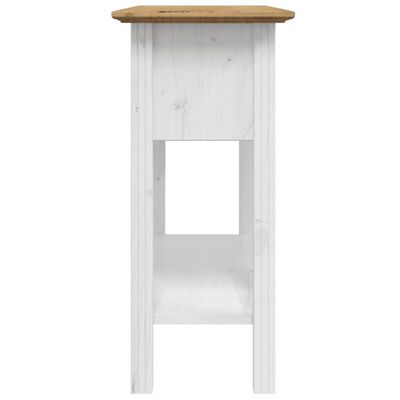 vidaXL Konzolový stolek BODO hnědý 90 x 34,5 x 73 cm masivní borovice