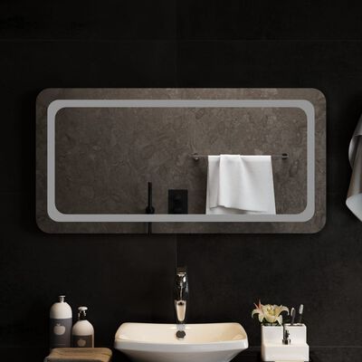vidaXL Koupelnové zrcadlo s LED osvětlením 100x50 cm