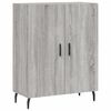 vidaXL Skř&iacute;ň highboard &scaron;ed&aacute; sonoma 69,5 x 34 x 180 cm kompozitn&iacute; dřevo