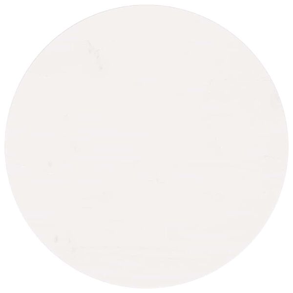 vidaXL Stoln&iacute; deska kulat&aacute; b&iacute;l&aacute; &Oslash; 60 x 3 cm masivn&iacute; borov&eacute; dřevo