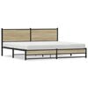 vidaXL Kovov&yacute; r&aacute;m postele bez matrace dub sonoma 193 x 203 cm