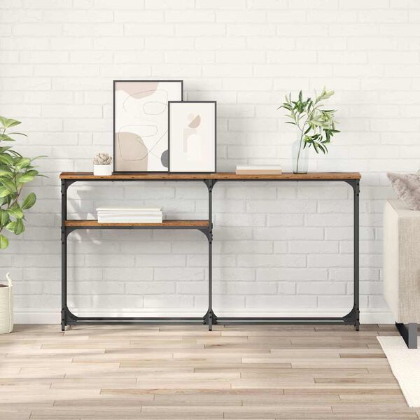 vidaXL Konsole Star&eacute; dřevo 145x22.5x75cm kompozitn&iacute; dřevo