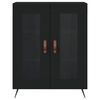 vidaXL Skříň highboard černá 69,5 x 34 x 180 cm kompozitní dřevo