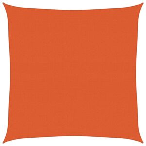vidaXL Plachta proti slunci 160 g/m&sup2; čtverec oranžov&aacute; 4 x 4 m HDPE