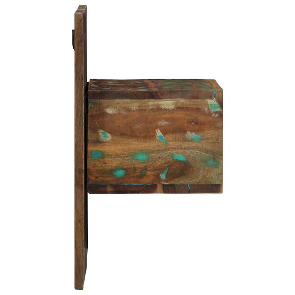 vidaXL Nočn&iacute; stolek v&iacute;cebarevn&yacute; 50x27x50 cm recyklovan&eacute; dřevo