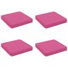 vidaXL Polstry ve 4 kusech VUGHT 4 pcs 100% polyester Růžov&aacute;