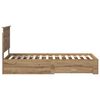 vidaXL R&aacute;m postele s čelo Artisanov&yacute; dub 90 x 200 cm kompozitn&iacute; dřevo