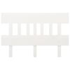 vidaXL Čelo postele b&iacute;l&eacute; 163,5 x 3 x 81 cm masivn&iacute; borovice