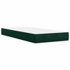 vidaXL Box spring postel s matrac&iacute; tmavě zelen&aacute; 80 x 200 cm samet