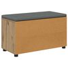 vidaXL Chodbičkov&aacute; lavice s pol&scaron;t&aacute;řem Artisanov&yacute; dub 80 x 38 x 46 cm