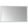 vidaXL LED koupelnov&eacute; zrcadlo Transparentn&iacute; 50 x 30 cm tvrzen&eacute; sklo