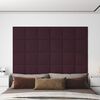 vidaXL N&aacute;stěnn&eacute; panely 12 ks fialov&eacute; 30 x 30 cm textil 1,08 m&sup2;