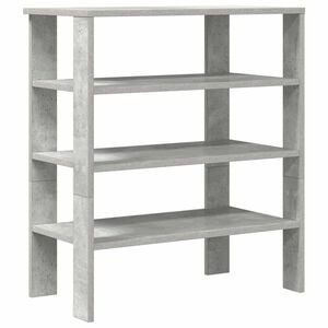 vidaXL Botn&iacute;k betonově &scaron;ed&yacute; 61x32x70 cm kompozitn&iacute; dřevo