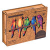 UNIDRAGON 193d&iacute;ln&eacute; dřevěn&eacute; puzzle Playful Parrots středn&iacute; 44 x 25 cm