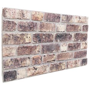 vidaXL N&aacute;stěnn&eacute; panely 10 ks 100 x 50 cm Tmavě hněd&aacute; EPS pěna