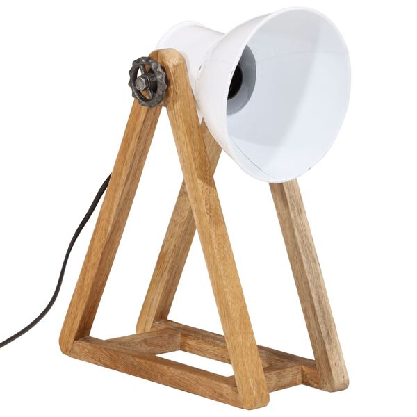 vidaXL Stoln&iacute; lampa 25 W b&iacute;l&aacute; 30 x 17 x 40 cm E27