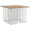 vidaXL Zahradn&iacute; stůl gabion design 100 x 102 x 72 cm impregnovan&eacute; dřevo borovice