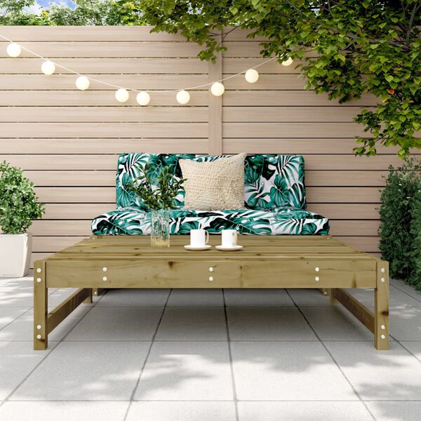 vidaXL Zahradn&iacute; podnožka 120 x 80 cm impregnovan&eacute; borov&eacute; dřevo