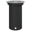 vidaXL Venkovní zemní svítidlo kulaté černé 10,5 x 10,5 cm litý hliník