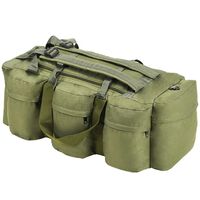 vidaXL Sportovní taška 3 v 1 army styl 90 l olivově zelená
