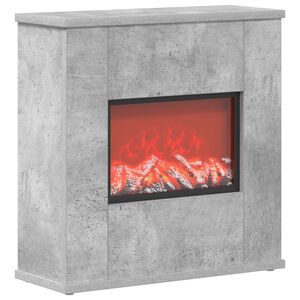 vidaXL Elektrick&yacute; krb Betonově &scaron;ed&aacute; 47 x 18 x 48 cm Kompozitn&iacute; dřevo