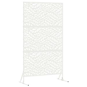 vidaXL Obrazovka pro soukrom&iacute; 100 x 50 x 180 cm Ocel B&iacute;l&aacute;