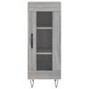 vidaXL Skř&iacute;ň highboard &scaron;ed&aacute; sonoma 34,5 x 34 x 180 cm kompozitn&iacute; dřevo
