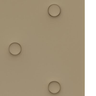 vidaXL Nástěnné panely 12 ks cappuccino 90 x 30 cm umělá kůže 3,24 m²