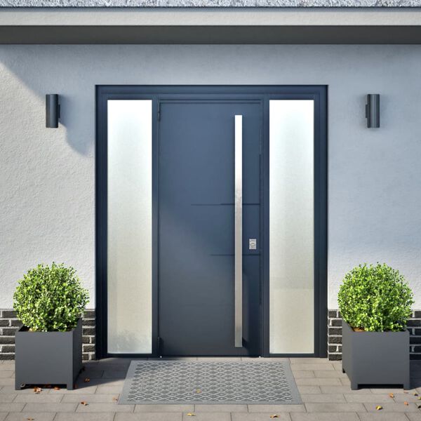 vidaXL Zahradní truhlíky 2 ks antracitové 40 x 40 x 40 cm ocel