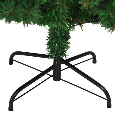 vidaXL Umělý vánoční stromek s hustými větvemi zelený 180 cm PVC