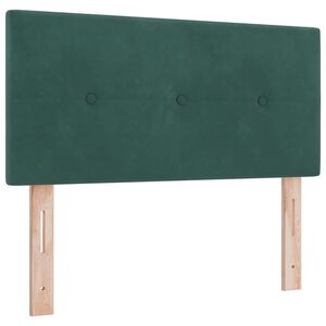 vidaXL Čelo postele Tmavě zelen&aacute; 80 cm samet