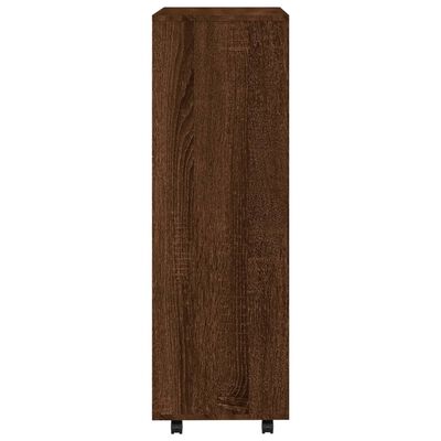 vidaXL Šatní skříň hnědý dub 80 x 40 x 110 cm kompozitní dřevo
