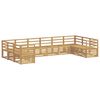 vidaXL Venkovn&iacute; pohovkov&aacute; souprava 10 pcs B&iacute;l&aacute; 363 x 185,5 x 73 cm