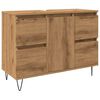 vidaXL Koupelnov&aacute; skř&iacute;ňka dub artisan 80 x 33 x 60 cm kompozitn&iacute; dřevo