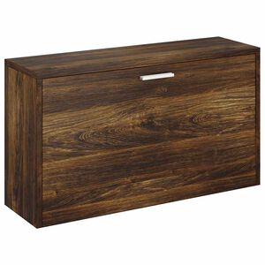 vidaXL Lavice s botn&iacute;kem kouřov&yacute; dub 80x24x45 cm kompozitn&iacute; dřevo