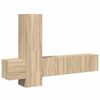 vidaXL 5dílný set TV skříněk dub sonoma kompozitní dřevo