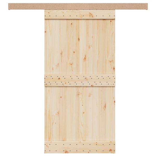 vidaXL Sada př&iacute;slu&scaron;enstv&iacute; pro posuvn&eacute; dveře 200 cm slitina hlin&iacute;ku