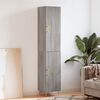 vidaXL Skř&iacute;ň highboard &scaron;ed&aacute; sonoma 34,5 x 34 x 180 cm kompozitn&iacute; dřevo