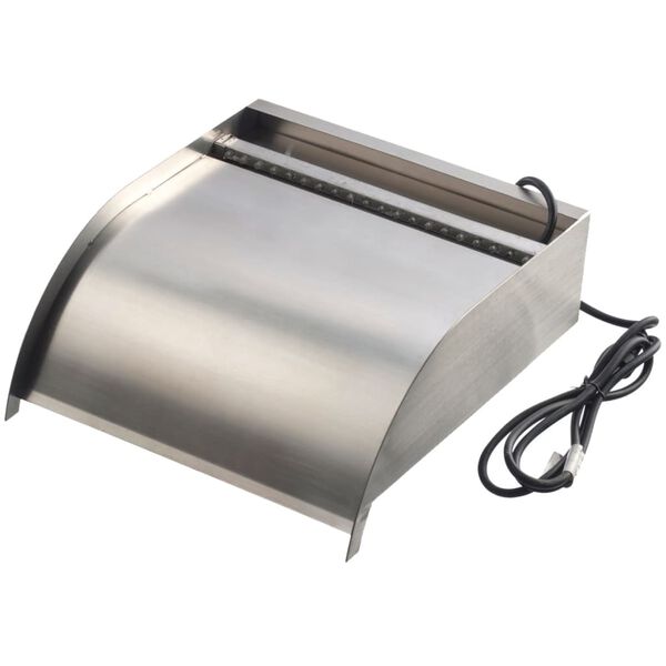 Ubbink Vodopád Nevada 30 cm s LED osvětlením nerezová ocel