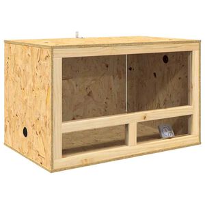 vidaXL Ter&aacute;rium Hněd&aacute; 80 x 50 x 50 cm OSB