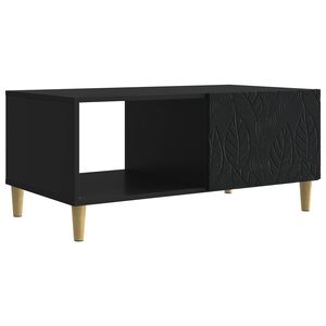 vidaXL Konferenčn&iacute; stolek Čern&aacute; 90 x 50 x 40 cm Kompozitn&iacute; dřevo