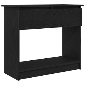 vidaXL Konzolov&yacute; stolek se z&aacute;suvkami čern&yacute; 85,5x38,5x74,5 cm