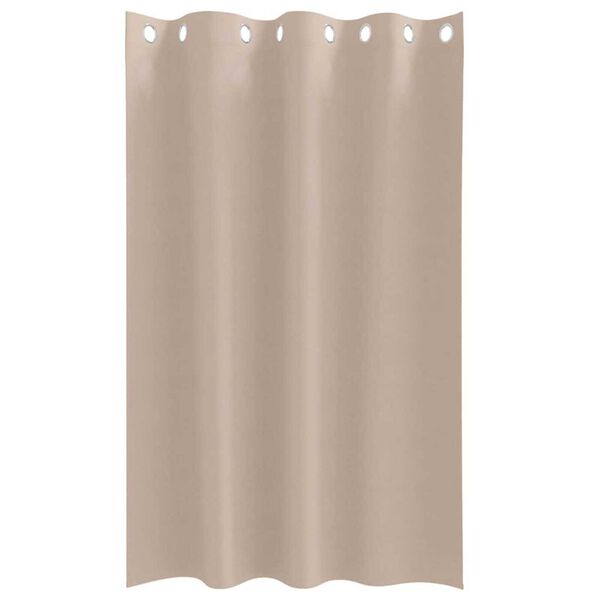 vidaXL Z&aacute;věsy na zatemněn&iacute; s kroužky 2 pcs Taupe 175 x 140 cm