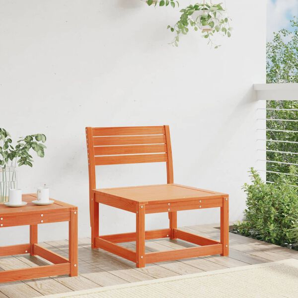 vidaXL Zahradn&iacute; pohovka voskově hněd&aacute; masivn&iacute; borov&eacute; dřevo