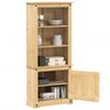 vidaXL Skř&iacute;ň highboard Corona 74 x 38 x 170 cm masivn&iacute; borov&eacute; dřevo
