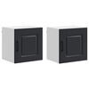 vidaXL Kryc&iacute; deska myčky na n&aacute;dob&iacute; Kalmar 2 pcs Čern&aacute; 40 x 31 x 40 cm