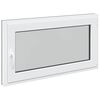 vidaXL Okeno do suter&eacute;nu RISOR 110 x 50 cm PVC a sklo Antracitov&aacute;