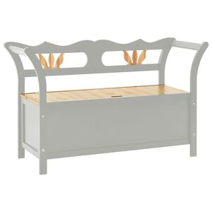 vidaXL Lavice &scaron;ed&aacute; 107 x 45 x 75,5 cm masivn&iacute; jedlov&eacute; dřevo